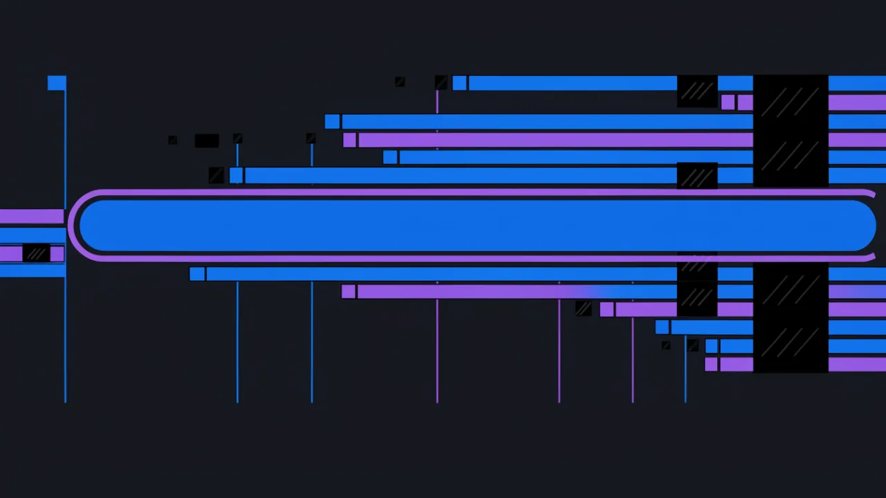 Request waterfall with TTFB, redirects and render-blocking resources highlighted