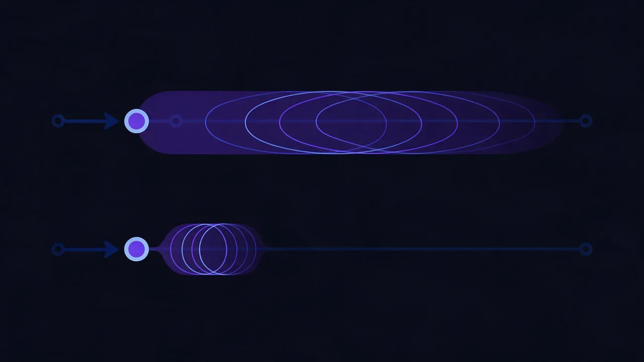 A timeline where a TTL is lowered ahead of a planned change, shortening the window during which stale copies persist