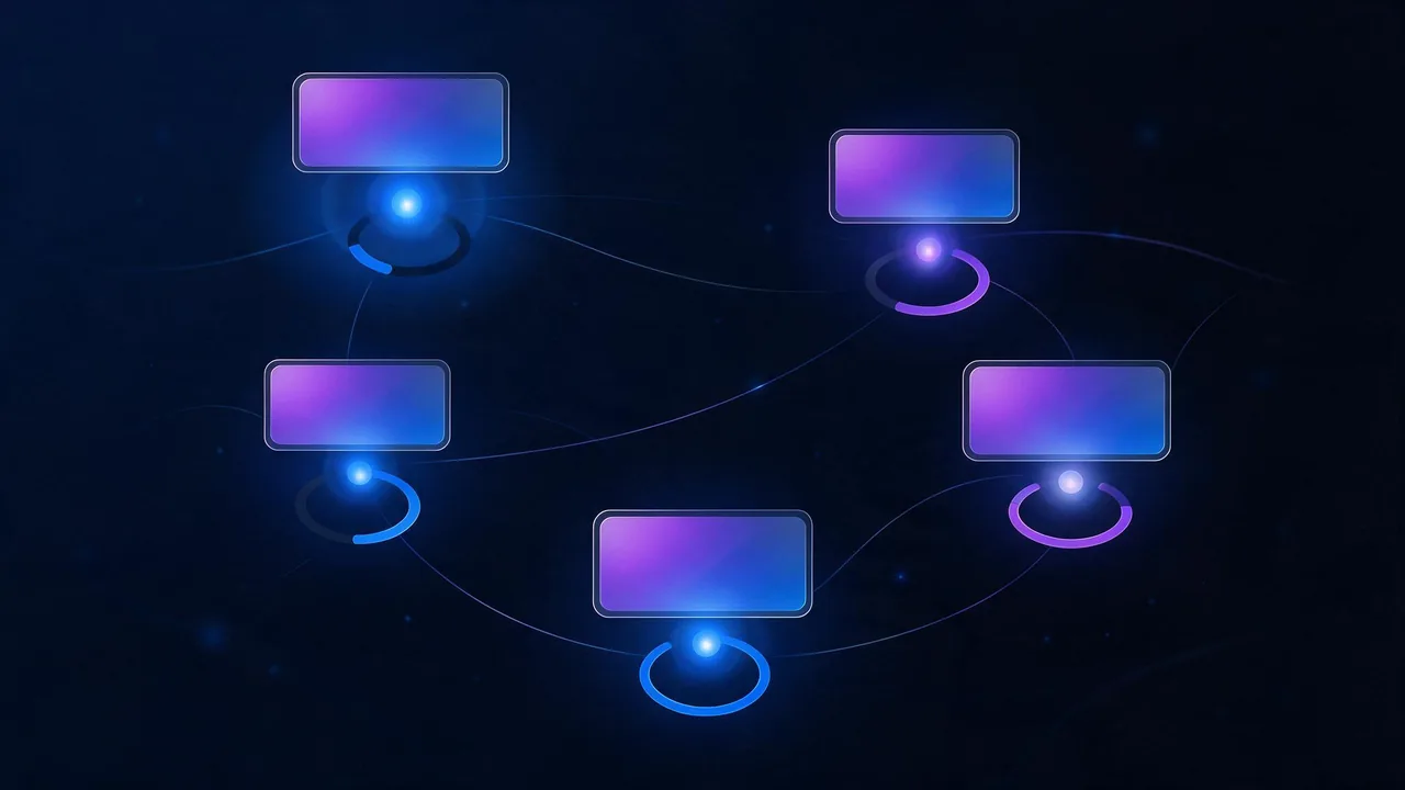 Diagram of several independent resolvers each holding their own cached copy of a DNS record with different remaining lifetimes