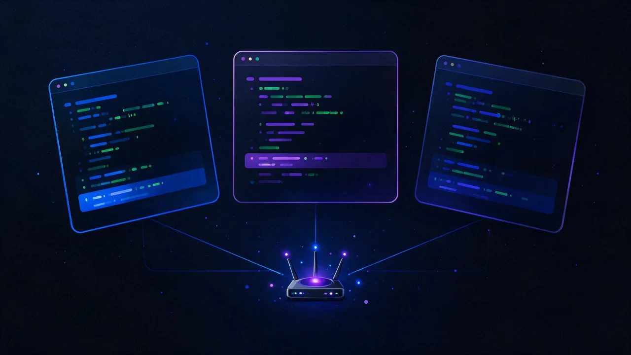 Терминал с командами определения используемого DNS-сервера в Windows, macOS и Linux
