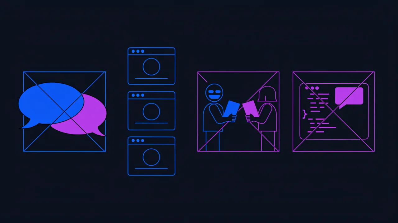 A list of prohibited tactics: manufactured mentions, bulk page generation, cloaking for bots, hidden instructions