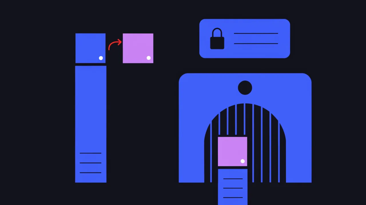 Diagram of an algorithm confusion attack: a token with a modified alg field passes verification when the server trusts the value from the token itself