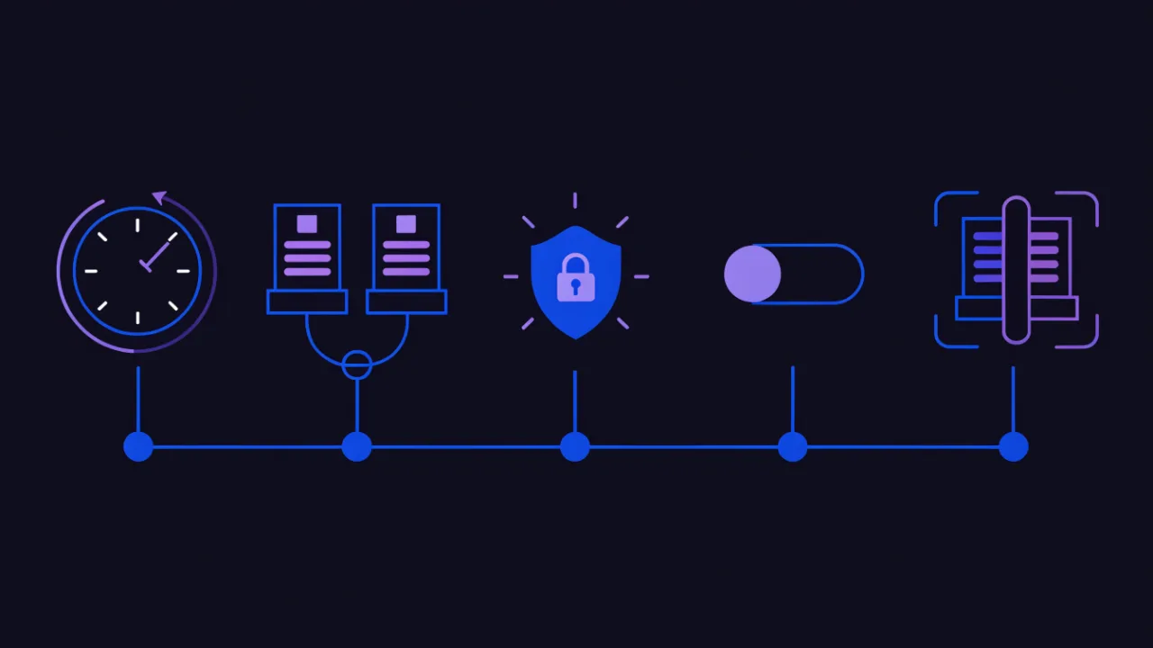 Migration timeline: lowering TTL, parallel launch, certificate issuance, DNS switch and the overlap period when both servers run