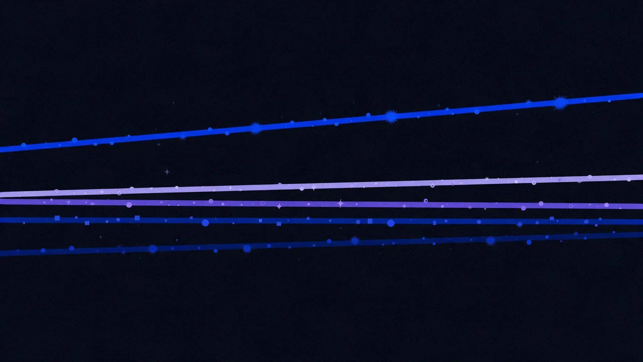 Multi-line chart of response time from several regions where one line sits consistently higher than the others