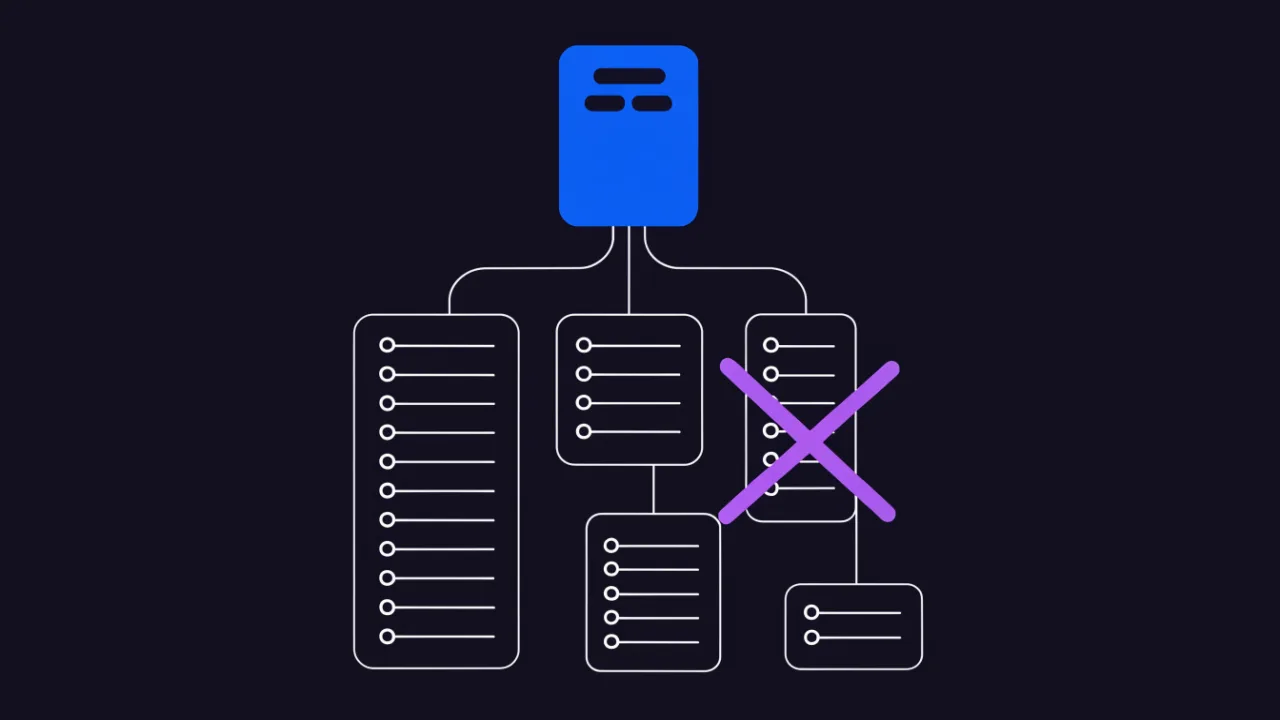 Sitemap index diagram: one index file referencing several sitemaps split by content type