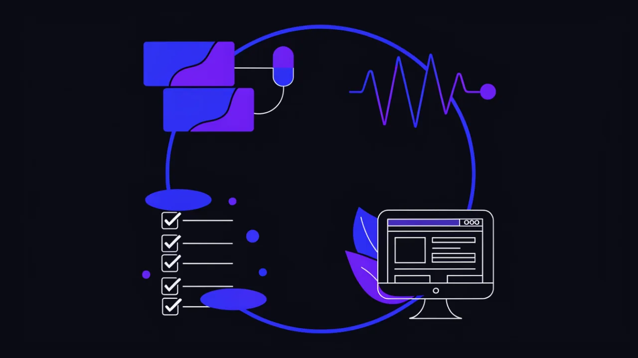 Backup verification loop: take a copy, send a heartbeat signal, restore to an isolated test environment, report
