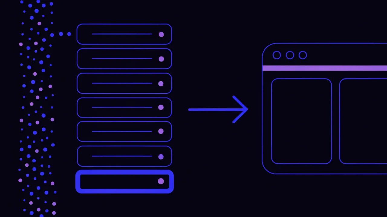 Session recording diagram: input and scroll events accumulate into a log from which the page is replayed, while frames and code-drawn graphics stay empty
